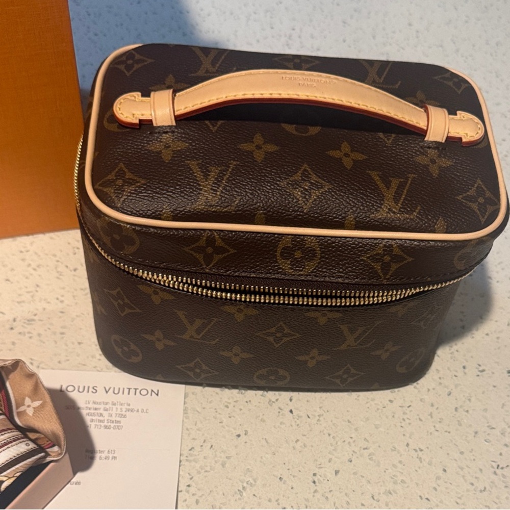 Louis Vuitton Monogram Brown Vanity Bag